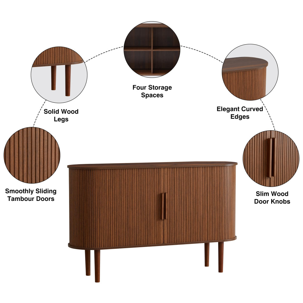 Modern Credenza Storage Cabinet for Dining Room - XUZENEST