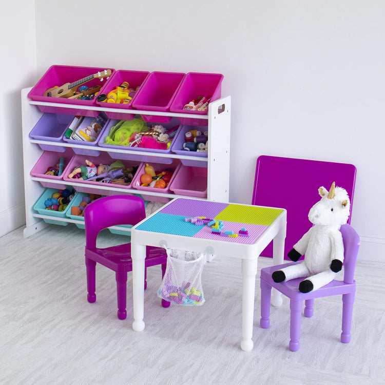 Toy Storage Organizer with 16 Removable Bins