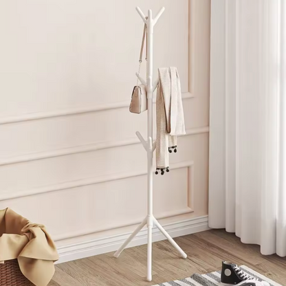 Tree Branch Standing Clothes Coat Rack with Multi Hook Design