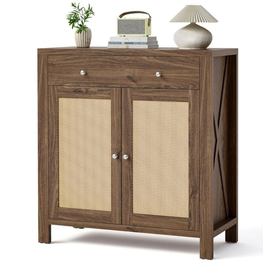 Storage Buffet Cabinet Sideboard with Drawers Adjustable Shelves