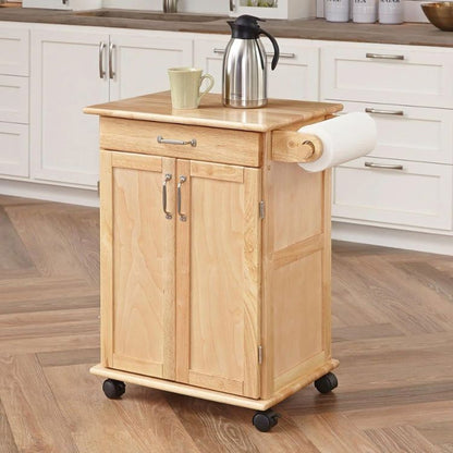 Kitchen island on Wheels Cart with Storage and Drawers