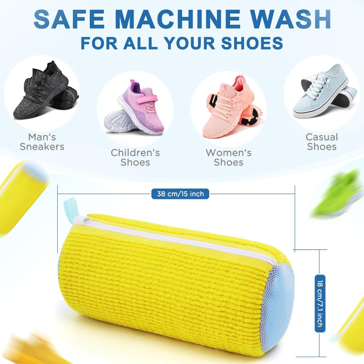 Sneaker Tennis Shoe Zipper Wash Laundry Bag for Washing Machine (2-Pack)