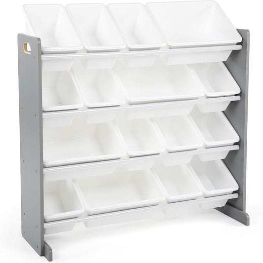 Toy Storage Organizer with 16 Removable Bins