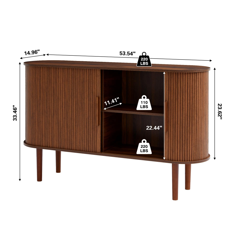 Modern Credenza Storage Cabinet for Dining Room - XUZENEST