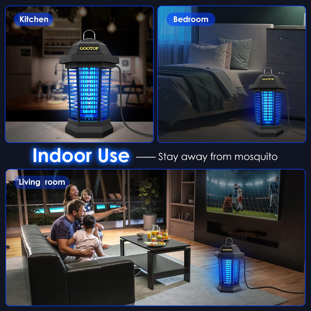 Electric Bug Zapper Outdoor: GOOTOP Mosquito & Fly Trap