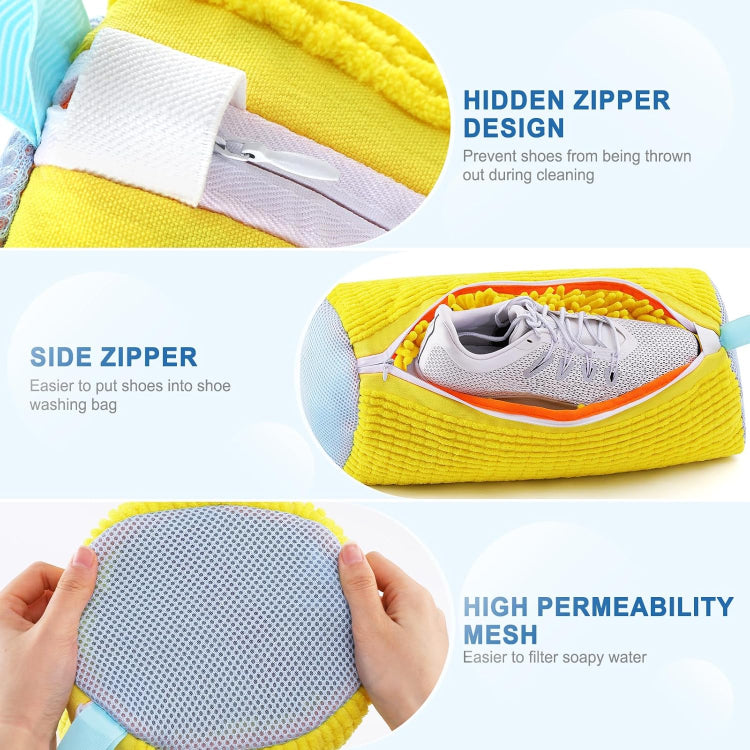 Sneaker Tennis Shoe Zipper Wash Laundry Bag for Washing Machine (2-Pack)