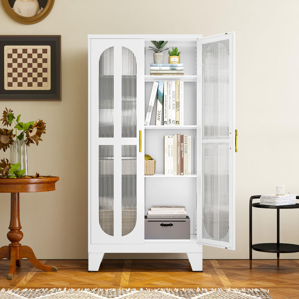 Kitchen Pantry Cabinet - Versatile Metal Storage Solution