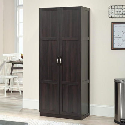 Storage Cabinet with Adjustable Shelves & Sturdy Hinges
