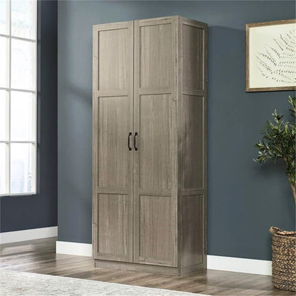 Storage Cabinet with Adjustable Shelves & Sturdy Hinges