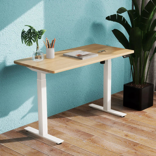 Standing Desk - Elevated Wooden Versatile Design Standup Desk for Home Office