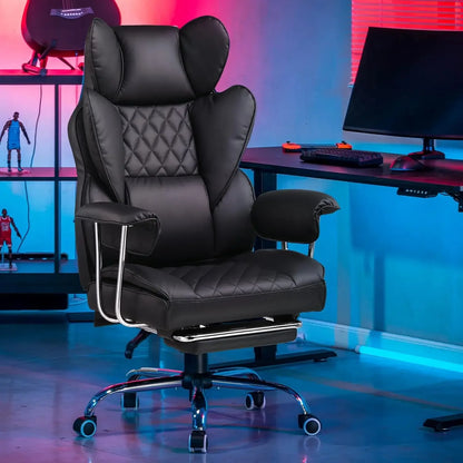 Ergonomic Gaming Chair - Wide Office Desk Comfort & Support