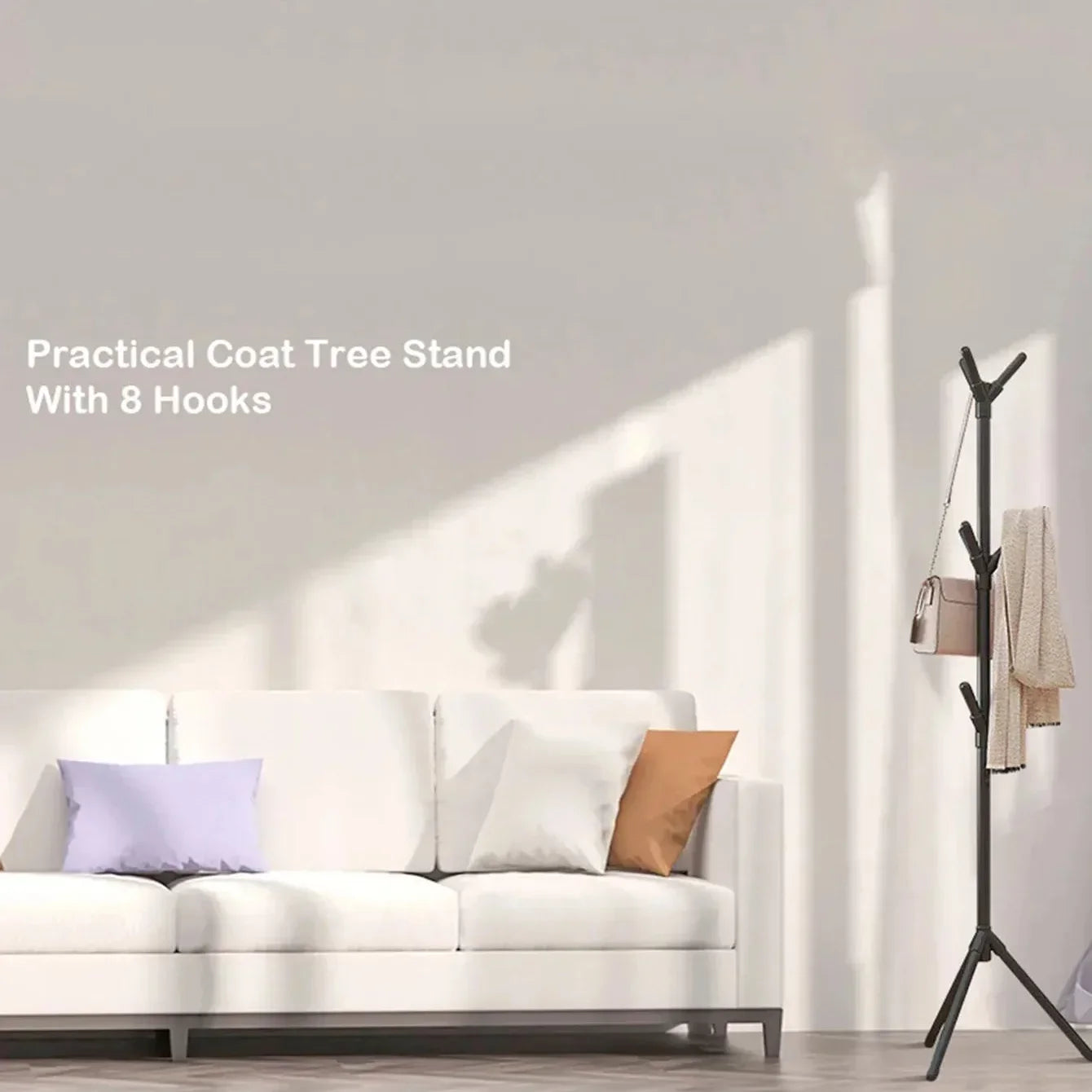 2025 Flash Sale: Standing Coat Rack - Branch Shape & Convenient