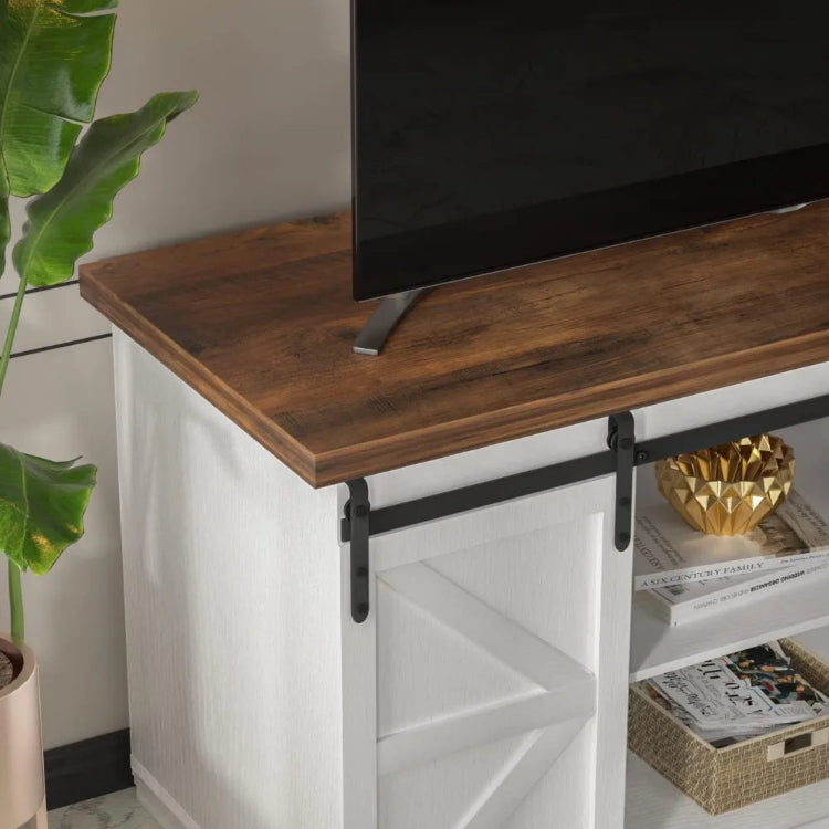 65 Inch TV Stand: Mid Century Modern Entertainment Center