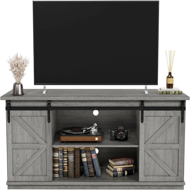 65 Inch TV Stand: Mid Century Modern Entertainment Center