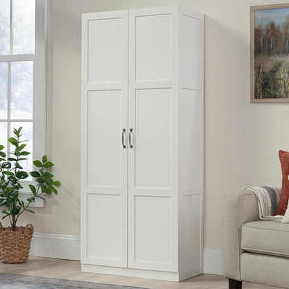 Storage Cabinet with Adjustable Shelves & Sturdy Hinges